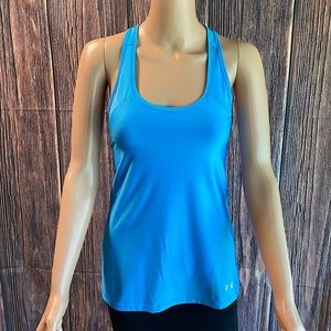 Under Armour size medium sky blue stretchy comfortable workout tank top